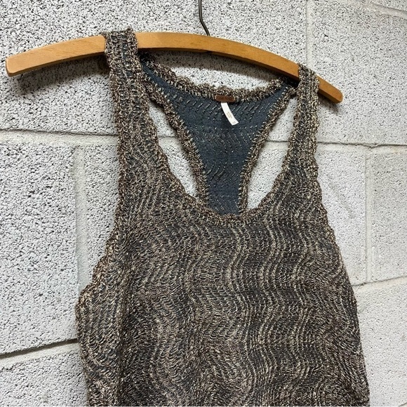 Free People Metallic Wool Blend Racerback Tank - Picture 6 of 9